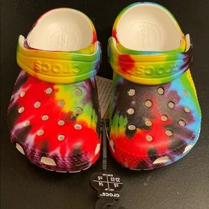 COPY - New kids rainbow crocs. Never worn